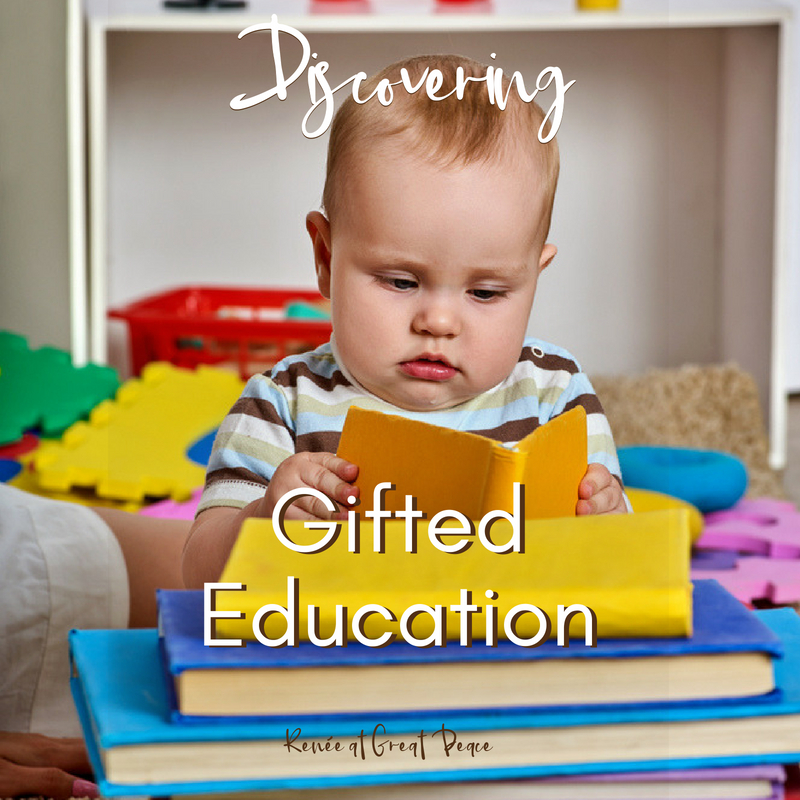 Discovering Gifted Education | Renée at Great Peace #homeschool #gifted #gtcat #ihsnet