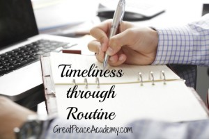 Timeliness through routine, book review of 28 Days to Timeliness. | Great Peace Acdemy