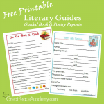 Homeschool Literary Guides Download | Great Peace Living