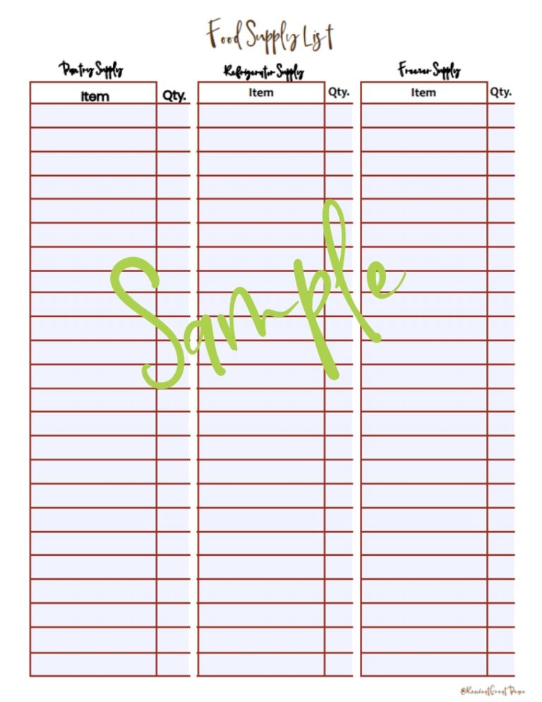 Family Meal Planning Printables For Moms Who Don't Like To Plan