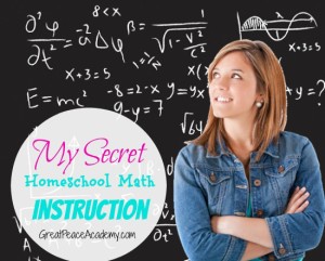 My Secret Homeschool Math Instruction for Gifted Child | Great Peace Academy