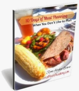 10 Days of Meal Planning