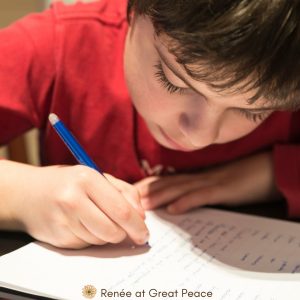 5 Tips for Teaching Creative Writing | Renée at Great Peace #creativewriting #expositorywriting #writinginhomeschool #homeschool #howtohomeschool #homeschooltips #homeschoolmoms #ihsnet