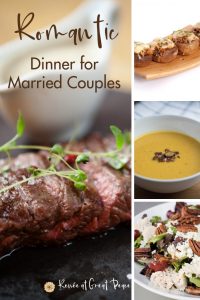 Romantic Dinner for Married Couples at Home | Renée at Great Peace #marriagemoments #romanticdinner #dinnerathome #romanceathome #datenight #ihsnet