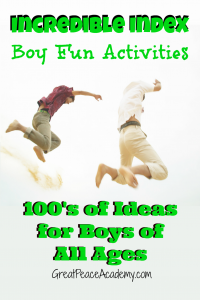 Incredible Index of Boy fun, Part 1 | Great Peace Academy