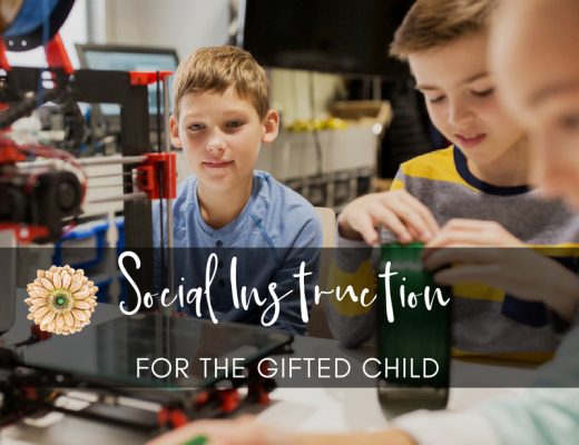 Social Instruction for the Gifted Child | Renée at Great Peace #gtchat #gifted #ihsnet #homeschool
