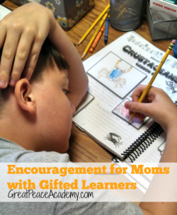 Encouragement for Moms with Gifted Children | GreatPeaceAcademy.com #ihsnet
