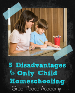 5 Disadvantages to Only Child Homeschooling | Great Peace Academy