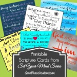 Free Scripture Card Printables | Great Peace Academy