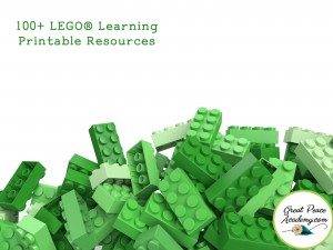 The BEST 100+ LEGO Learning Printable Resources on the Web | Great Peace Academy