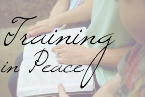 Training Your Child in Peace, devotionals focused on understanding parental responsibility of training a child in the way he should go. | Great Peace Academy
