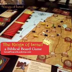 The Kings of Israel a Biblical Board Game at Renee at Great Peace