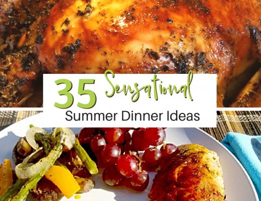 35 Sensational Summer Dinner Ideas | Renée at Great Peace #mealplanning #summerdinner #family