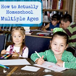 How to Homeschool multiple ages with expert advice | Great Peace Academy