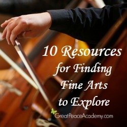 10 Resources for finding Fine Arts to Explore | Great Peace Academy