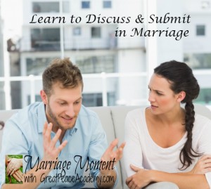 Learning to Make Tough Decisions in Marriage through Discussion & Submission | Marriage Moments with Great Peace Academy