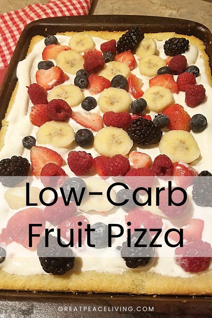 Low-carb Friendly Fruit Pizza