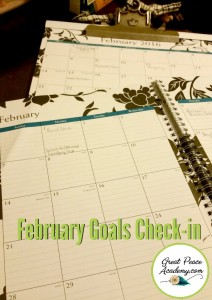 February Goals Check-In | Great Peace Academy