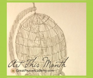 Art This Month at GreatPeaceAcademy.com #ihsnet #homeschool
