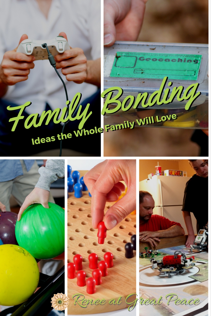 Family Bonding Time the Whole Family will Love~Want to nurture your relationships with your children? These family bonding time activities allow everyone to have fun as you build unforgettable memories. | Renée at Great Peace #ihsnet