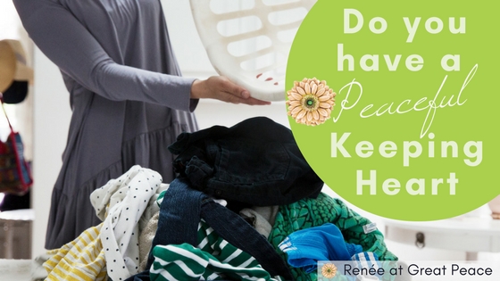 10 Homemaking Posts for a More Peaceful Keeping Heart | Renée at Great Peace #ihsnet #homemaker #keeperathome