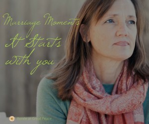 How to Grow a Stronger Marriage with 20 Things to Pray | Marriage Moments with Renée at Great Peace #marriage #love