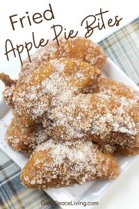 Fried Apple Pie Bites | GreatPeaceLiving.com #applepiebites #dessert #fall #autumn #mealplanning