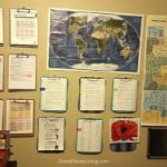 Simple Homeschool Command Center | GreatPeaceLiving.com
