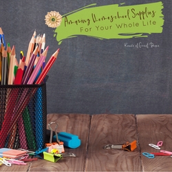 Amazing Homeschool Supplies for your Whole Life, Practical uses for homeschool supplies | Renée at Great Peace #ihsnet #homschool #keeperathome