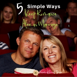 5 Simple Ways to Keep Romance Alive in Marriage | Renée at Great Peace #marriagemoments #marriage #romance #ihsnet