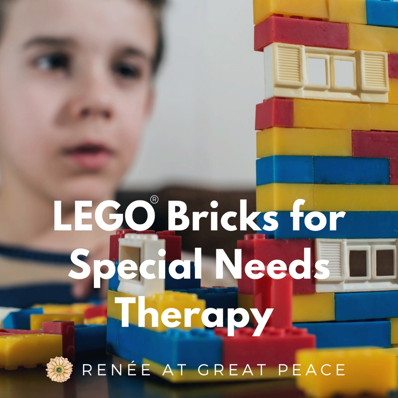 LEGO Therapy Ideas for Special Needs Children | Renée at Great Peace #specialneeds #LEGO #homeschool #ihsnet