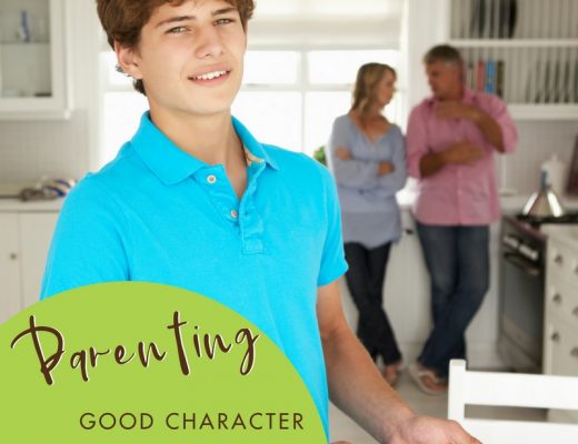 Parenting by Example Good Character Traits | Renée at Great Peace #parenting #moms #goodcharacter #ihsnet