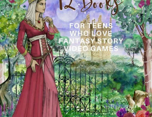 12 Books for Teens who Love Fantasy Story Video Games | Renée at Great Peace #homeschool #teens #reading #fantasystory #ihsnet