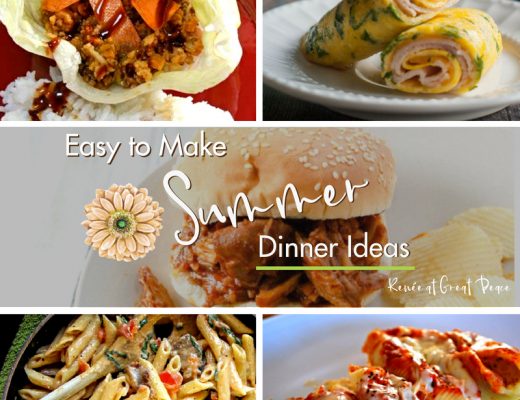 15 Easy to Make Summer Dinner Ideas Get Dinner On the Table With Ease | Renée at Great Peace #mealplanning #summerdinnerideas #ihsnet
