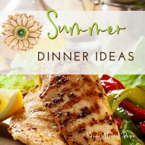 Summer Dinner Ideas | Renée at Great Peace #summerdinner #mealplanning #family