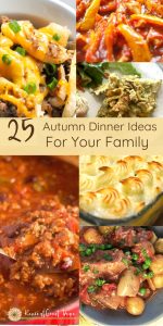 25 Autumn Dinner Ideas for your Family | Renée at Great Peace #mealplanning #autumndinnerideas #dinner