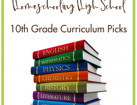 Homeschooling 10th Grade High School Curriculum Picks | Renée at Great Peace #homeschool #ihsnet