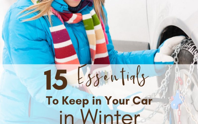 15 Essentials to Keep in Car in Winter | Renée at Great Peace #homemaking #carinwinter #winterpreparations