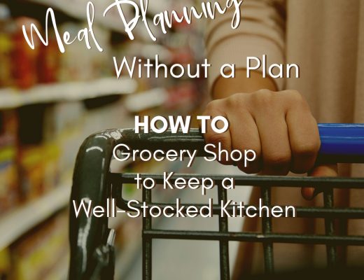 Meal Planning without a Plan | Renée at Great Peace #mealplanning #groceryshopping #savemoney