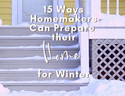 15 Ways Homemakers Can Prepare Their Homes for Winter | Renée at Great Peace #homemaker #home #managehousehold #keeper