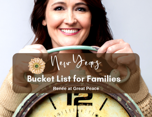 New Years Bucket List for Families | Renée at Great Peace #families #familytime #celebrations #newyears