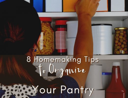 8 Homemaking Tips to Organize Your Pantry | Renée at Great Peace #homemaker #keeperathome #householdchores