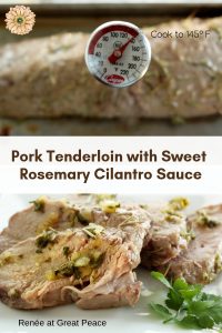 Pork Tenderloin Recipe In Process | Renée at Great Peace