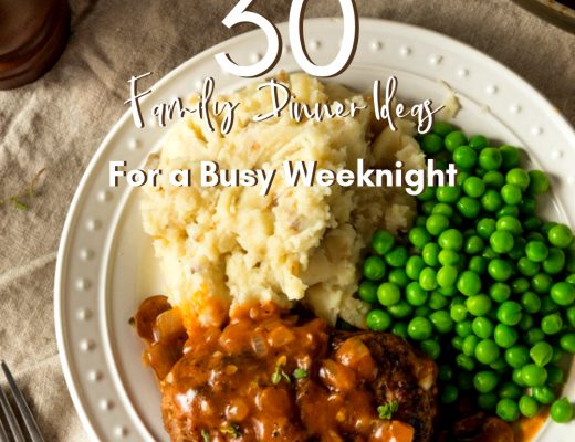 30 Family Dinner Ideas for a Busy Weeknight | Renée at Great Peace #familydinnerideas #mealplanning #dinner #whatsfordinner