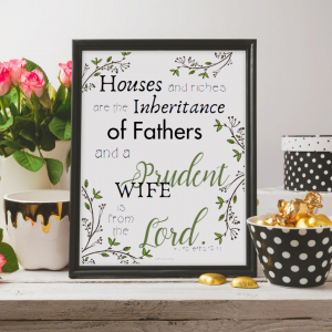 Scripture Art for the Heart of a Homemaker | GreatPeaceLiving.com