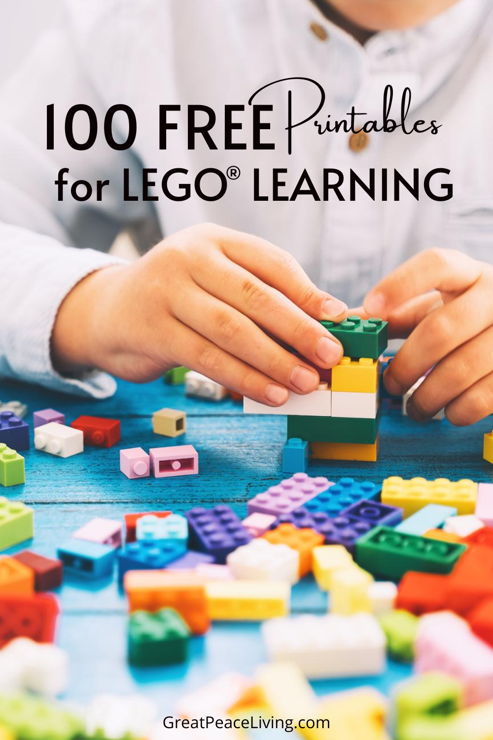100 Free LEGO Learning Printables