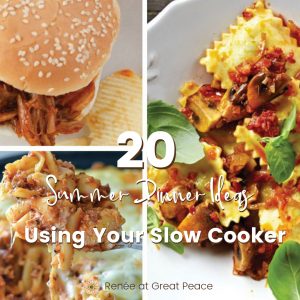 20 Summer Dinner Ideas Using Your Slow Cooker | #mealplanning #summerdinnerideas #summer #dinner #familydinners