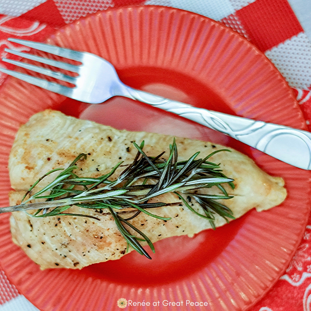 Melt in Your Mouth Turkey Tenderloin | Renee at Great Peace #dinnerideas #turkey #recipe #thanksgiving #familydinner #familydinnerideas