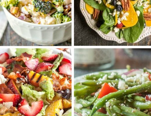 10 Refreshing Salad Summer Dinner Ideas | GreatPeaceLiving.com #mealplanning #summerdinnerideas #salads #dinner #familydinner
