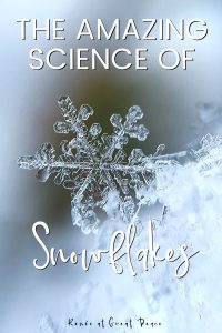 The Amazing Science of Snowflakes | Renee at Great Peace #science #snowflakes #snowscience #snow #homeschool #unitstudies #ihsnet